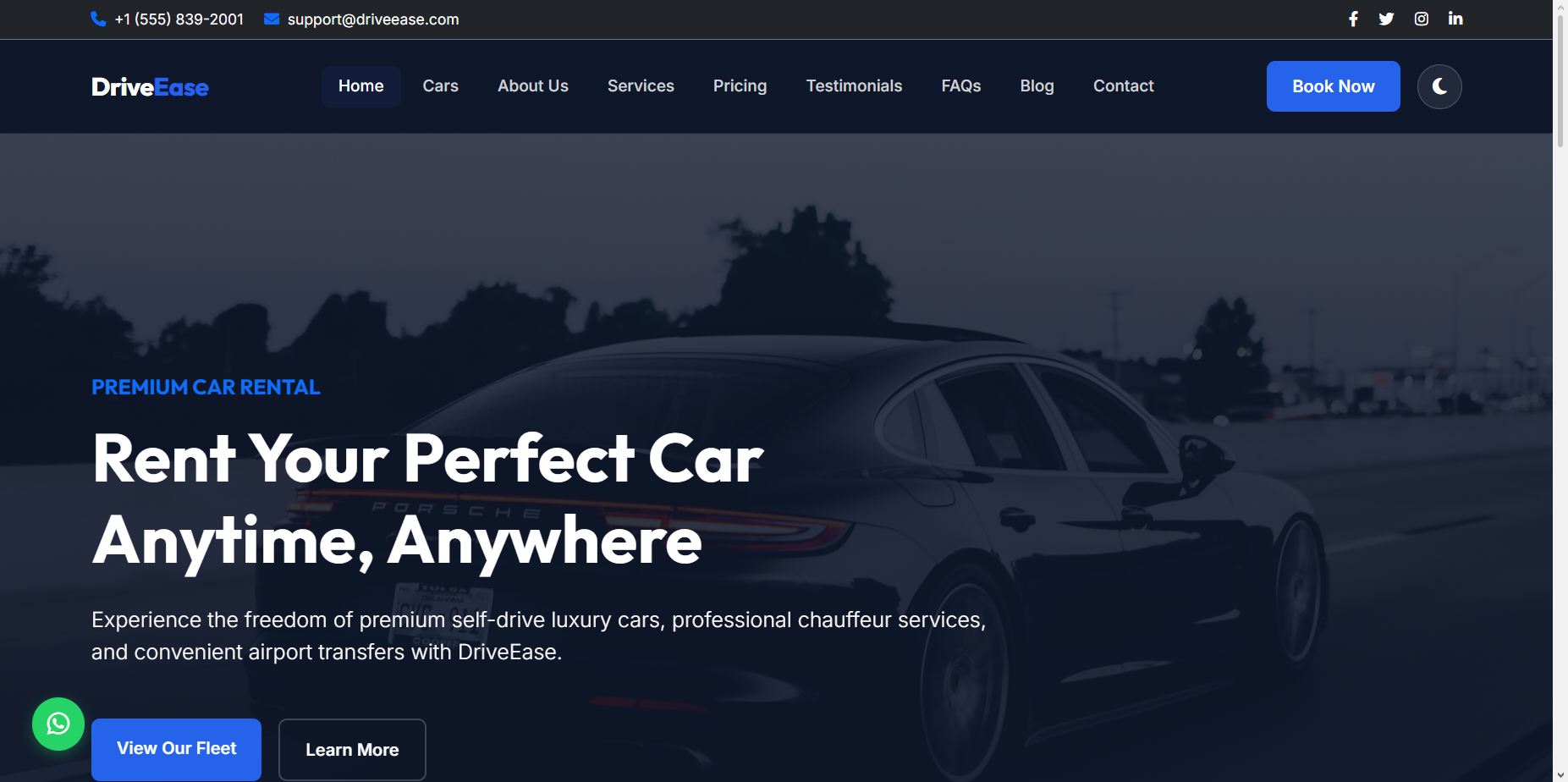 Custom Business & Services Platform for Car Rental Agency