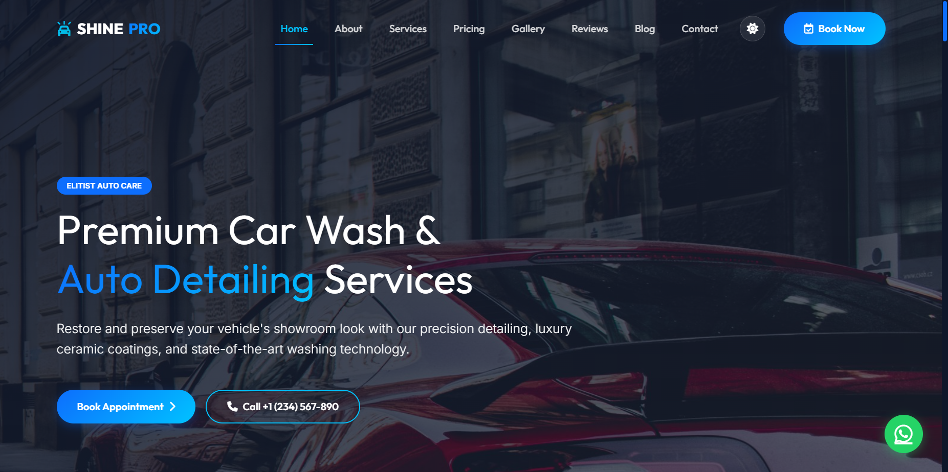 Custom Business & Services Platform for Car Wash & Detailing