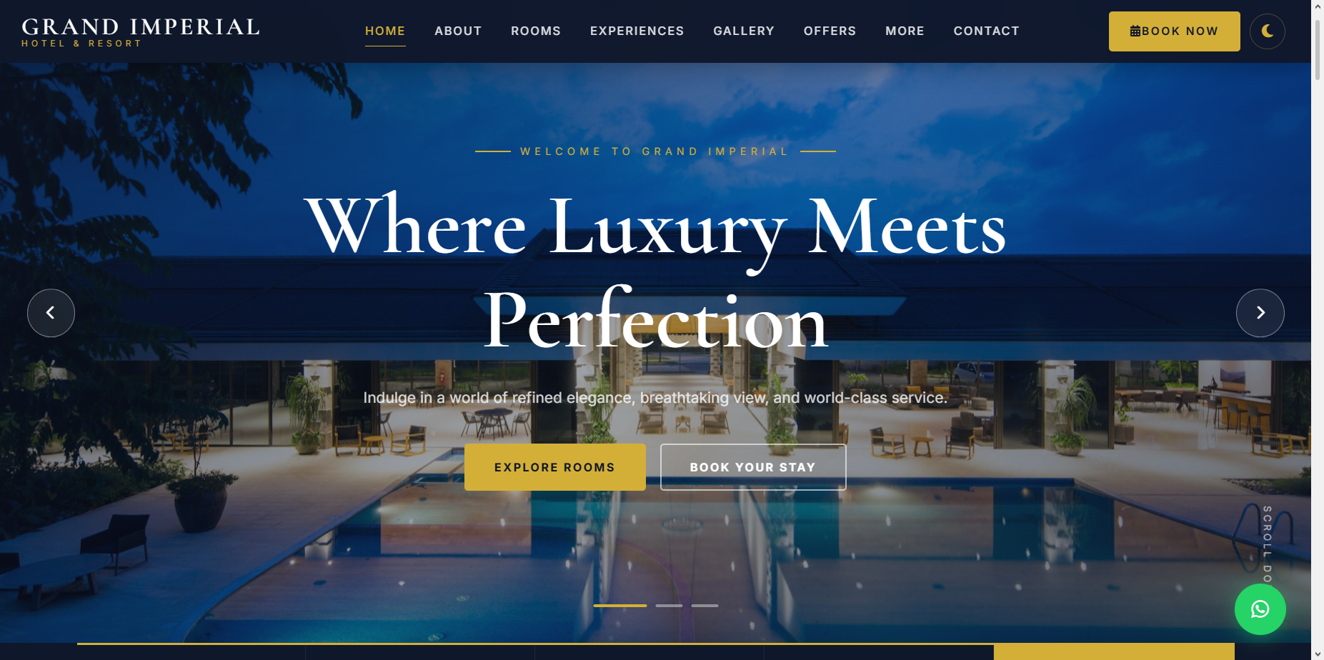 Custom Lifestyle & Leisure Platform for Hotel & Luxury Resort
