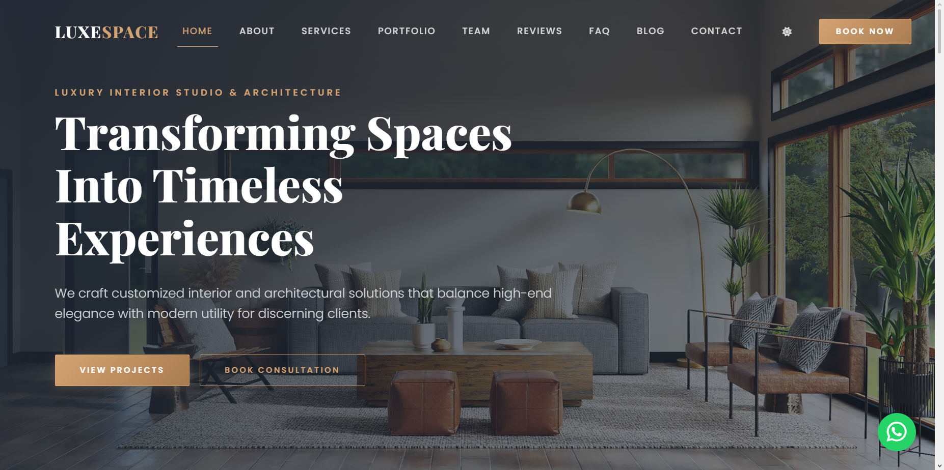 Custom Institutional & Creative Platform for Interior Design Studio