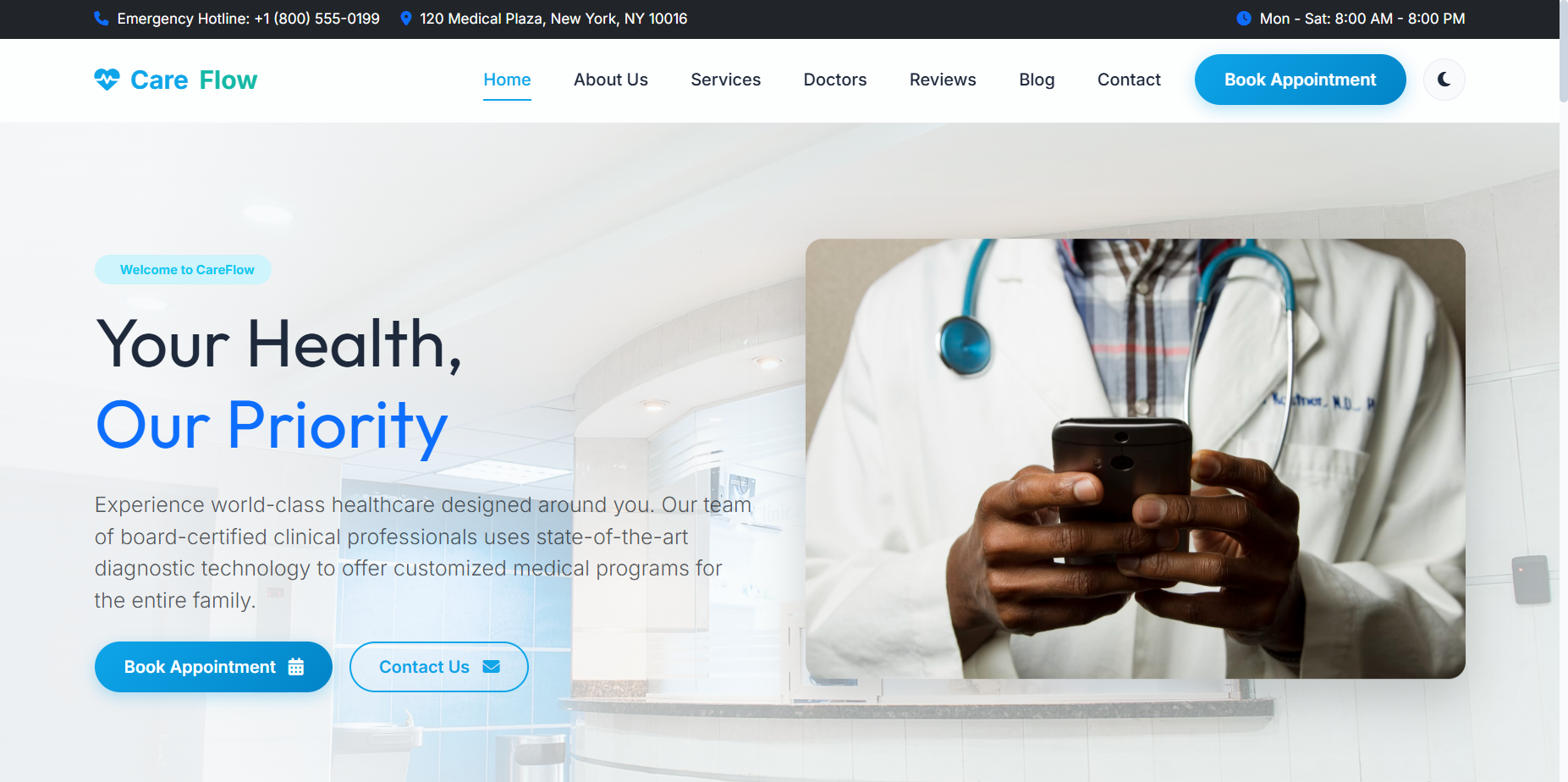 Custom Lifestyle & Leisure Platform for Medical Clinic