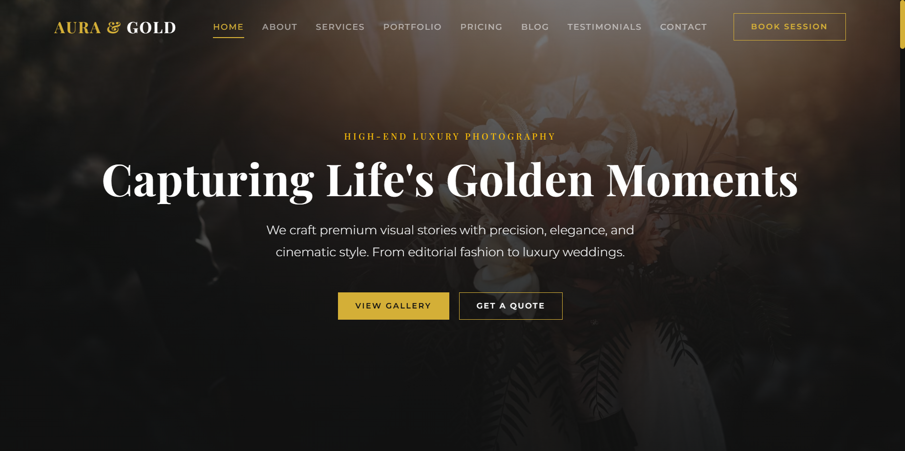 Custom Institutional & Creative Platform for Photography Studio